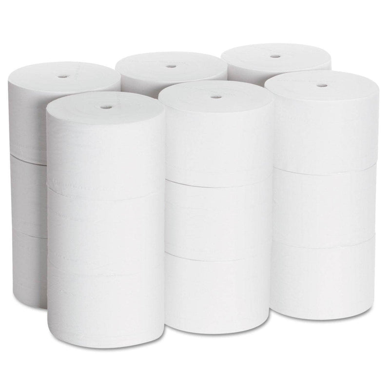 Georgia Pacific Coreless Bath Tissue, Septic Safe, 2-Ply, White, 1500 Sheets/Roll, 18 Rolls/Carton - GPC19378 - TotalRestroom.com