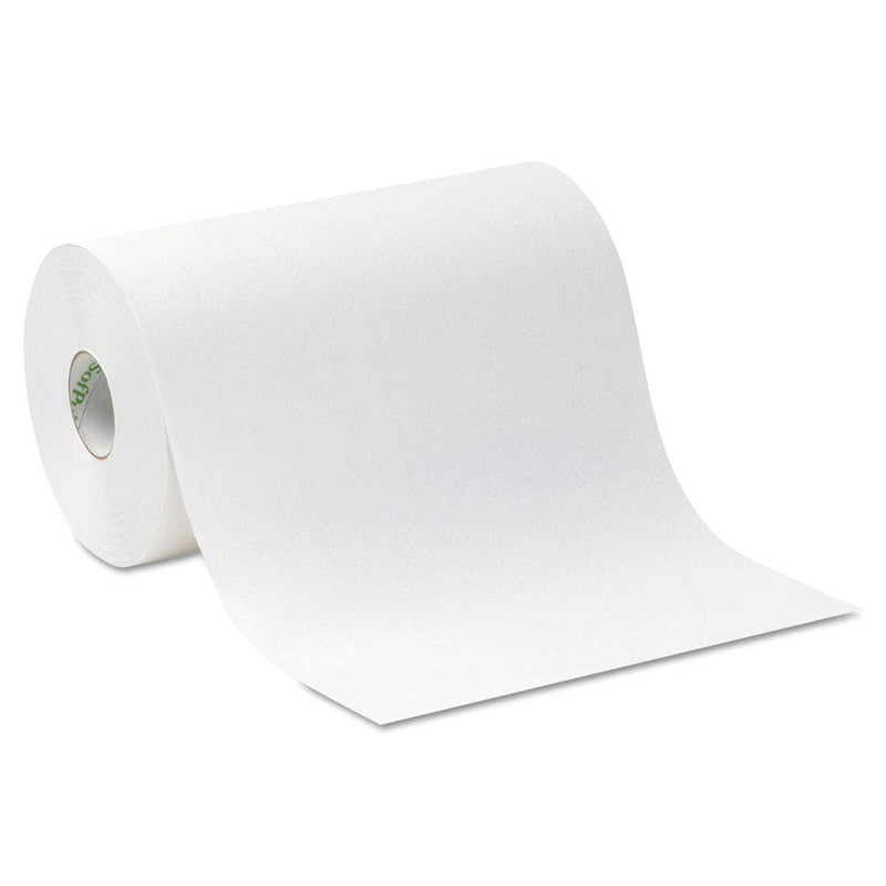 Georgia Pacific Hardwound Paper Towel Roll, Nonperforated, 9 X 400Ft, White, 6 Rolls/Carton - GPC26610 - TotalRestroom.com