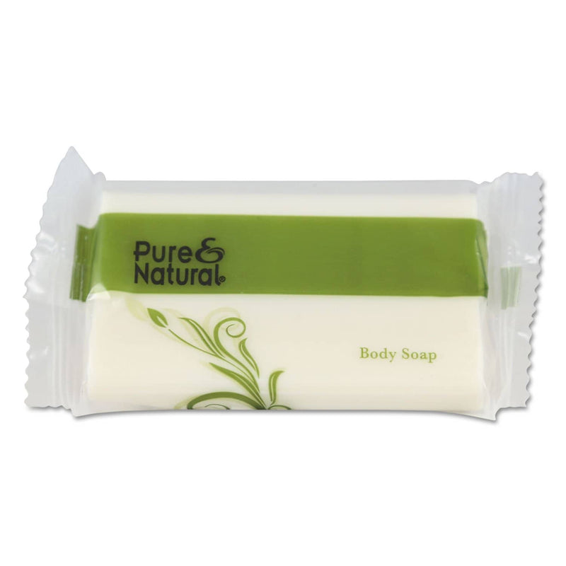Pure & Natural Body & Facial Soap, # 1 1/2, Fresh Scent, White, 500/Carton - PNN500150