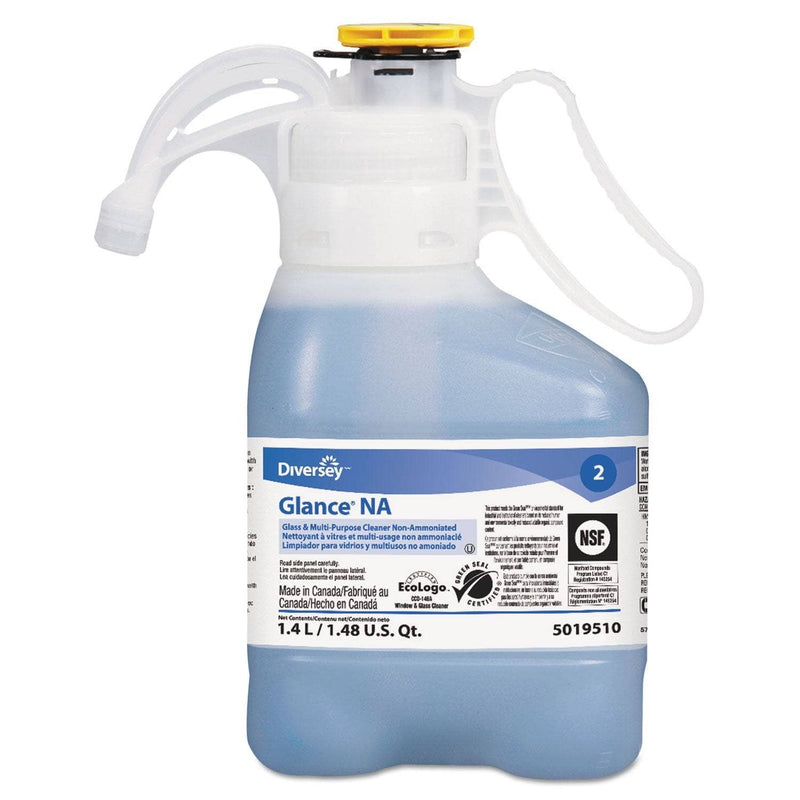 Diversey Glance Na Glass & Surface Cleaner Non-Ammoniated, 1400Ml Bottle, 2/Carton - DVO95019510 - TotalRestroom.com