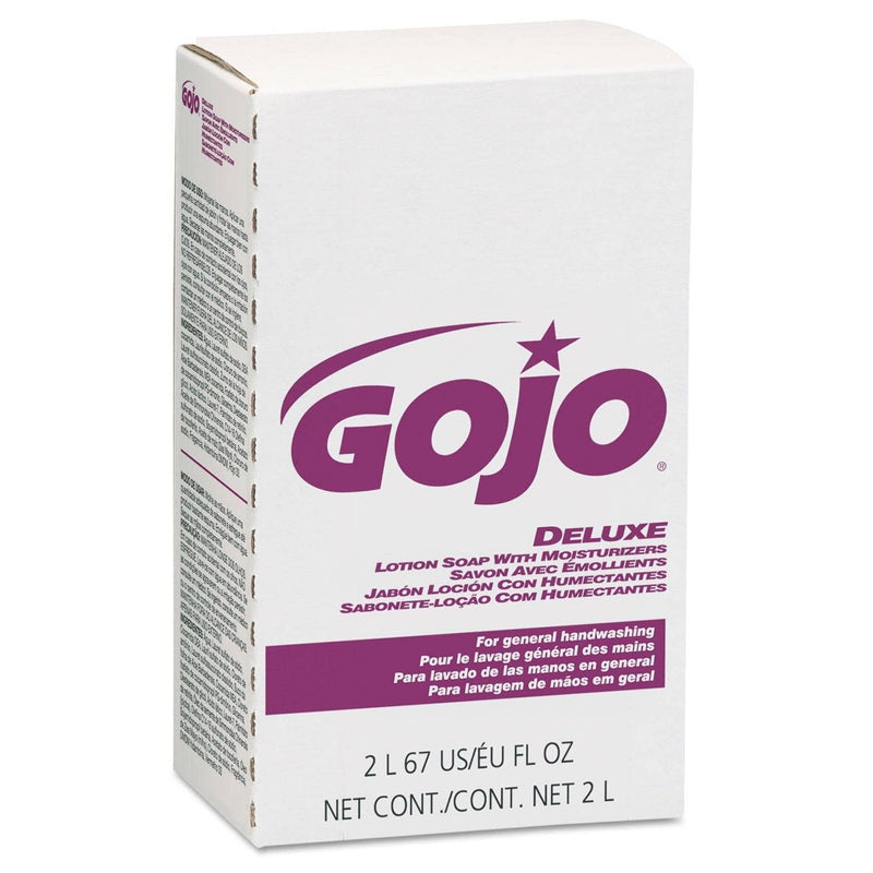 Gojo Nxt Deluxe Lotion Soap W/Moisturizers, Floral, Pink, 2000Ml Refill, 4/Carton - GOJ2217 - TotalRestroom.com