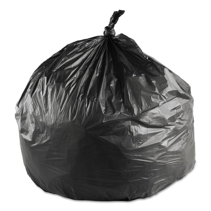 Interplast High-Density Commercial Can Liners, 16 Gal, 6 Microns, 24" X 33", Black, 1,000/Carton - IBSEC243306K - TotalRestroom.com