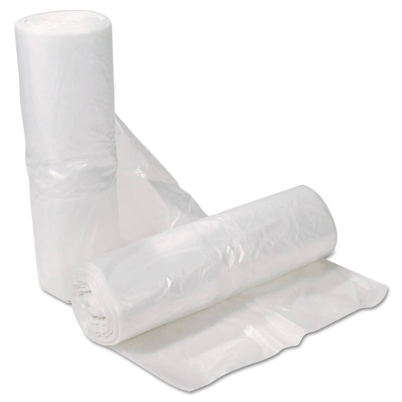 Rubbermaid Linear Low Density Can Liners, 11 Gal, 7 Mil, 23.75" X 30", Clear, 500/Carton - RCP500388CLE - TotalRestroom.com