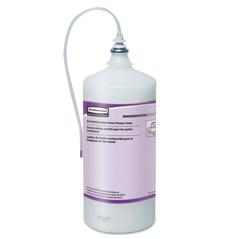 Rubbermaid One Shot Green Certified Lotion Soap Refill, Honeysuckle, 1600Ml, 4/Carton - RCP4015431 - TotalRestroom.com
