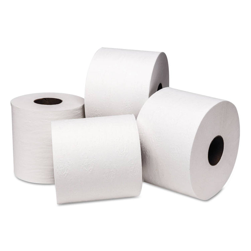 Tork Advanced Bath Tissue, Septic Safe, 2-Ply, White, 500 Sheets/Roll, 80 Rolls Carton - TRK245989 - TotalRestroom.com