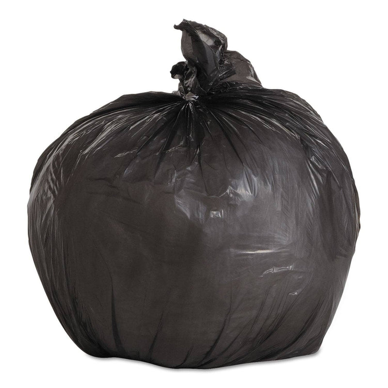 Boardwalk Low-Density Waste Can Liners, 4 Gal, 0.35 Mil, 17" X 17", Black, 1,000/Carton - BWK1717L - TotalRestroom.com