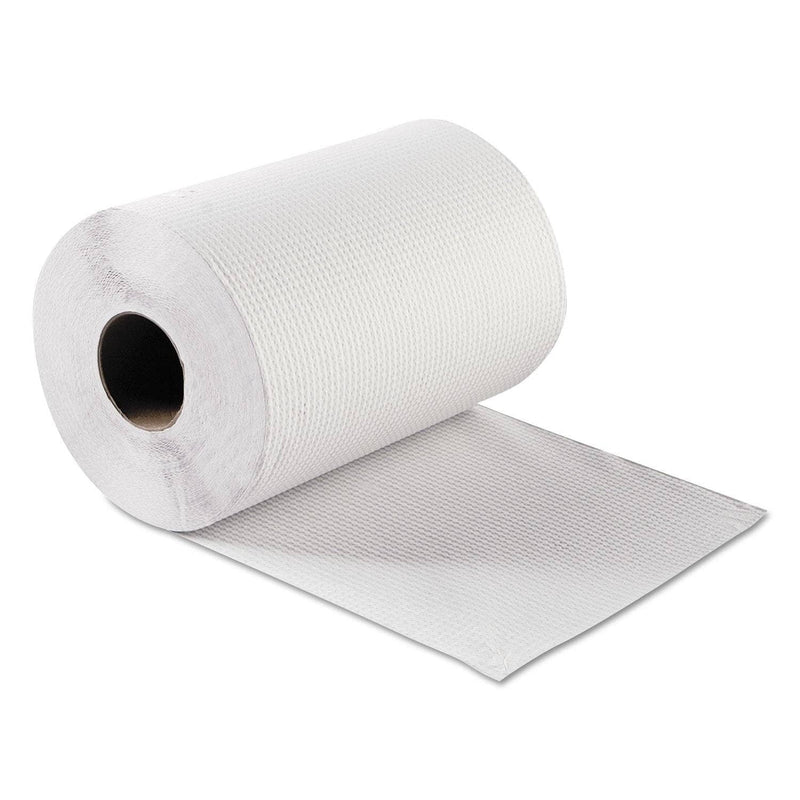 GEN Hardwound Roll Towels, White, 8" X 300 Ft, 12 Rolls/Carton - GEN1803 - TotalRestroom.com