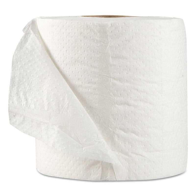 GEN Standard Bath Tissue, Septic Safe, 1-Ply, White, 1,000 Sheets/Roll, 96 Wrapped Rolls/Carton - GEN218 - TotalRestroom.com