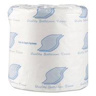 GEN Standard Bath Tissue, Septic Safe, 1-Ply, White, 1,000 Sheets/Roll, 96 Wrapped Rolls/Carton - GEN218 - TotalRestroom.com