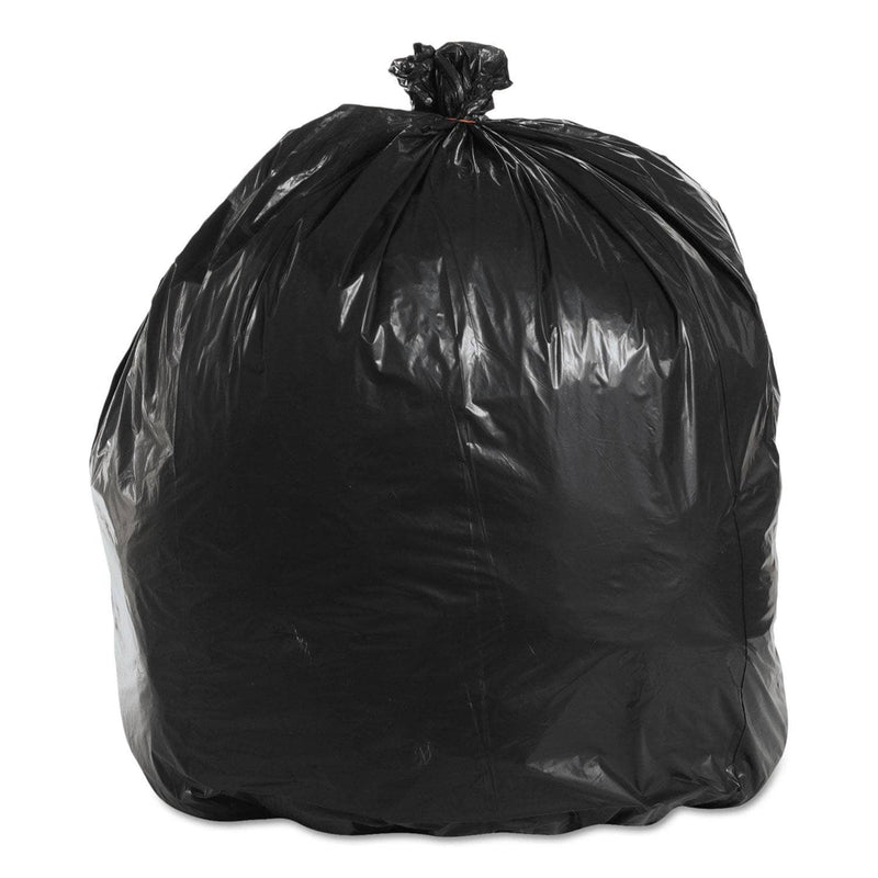 Boardwalk Low Density Repro Can Liners, 45 Gal, 1.6 Mil, 40" X 46", Black, 100/Carton - BWK521 - TotalRestroom.com