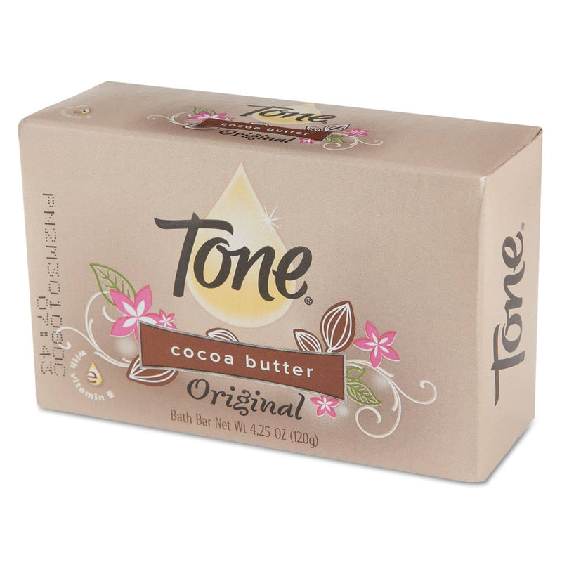 Tone Skin Care Bar Soap, Almond Color, 4 1/4 Oz Individually Wrapped Bar, 48/Carton - DIA99270 - TotalRestroom.com