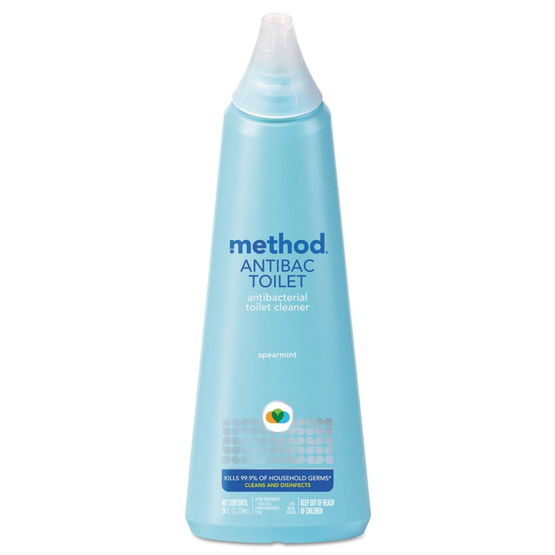 Method Antibacterial Toilet Cleaner, Spearmint, 24 Oz Bottle - MTH01221