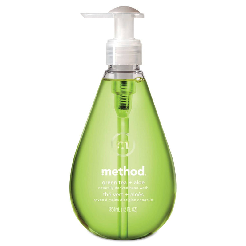 Method Gel Hand Wash, Green Tea And Aloe, 12 Oz Pump Bottle - MTH00033