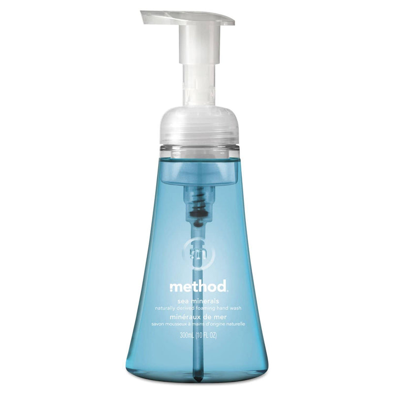 Method Foaming Hand Wash, Sea Minerals, 10 Oz Pump Bottle, 6/Carton - MTH00365CT - TotalRestroom.com