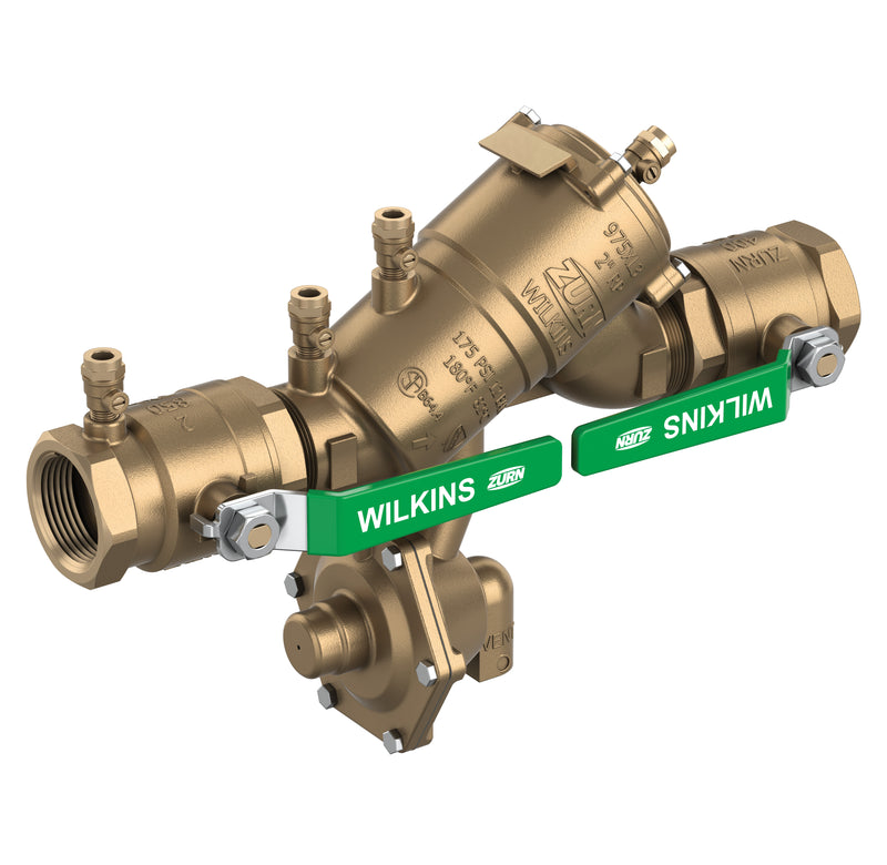 Zurn 112-975XL3 1-1/2" 975XL3 Reduced Pressure Principle Backflow Preventer