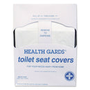 Hospeco Health Gards Quarter-Fold Toilet Seat Covers, White, Paper, 200/Pk, 25 Pk/Ct - HOSHGQTR5M - TotalRestroom.com