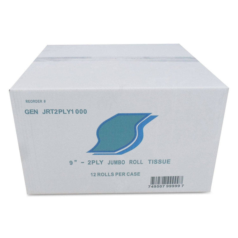 GEN Jumbo Bath Tissue, Septic Safe, 2-Ply, White, 3.5
