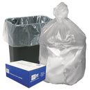 Ultra Plus Can Liners, 16 Gal, 8 Microns, 24" X 33", Natural, 1,000/Carton - WBIHD24338N - TotalRestroom.com