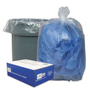 Classic Linear Low-Density Can Liners, 45 Gal, 0.63 Mil, 40" X 46", Clear, 250/Carton - WBI404616C - TotalRestroom.com