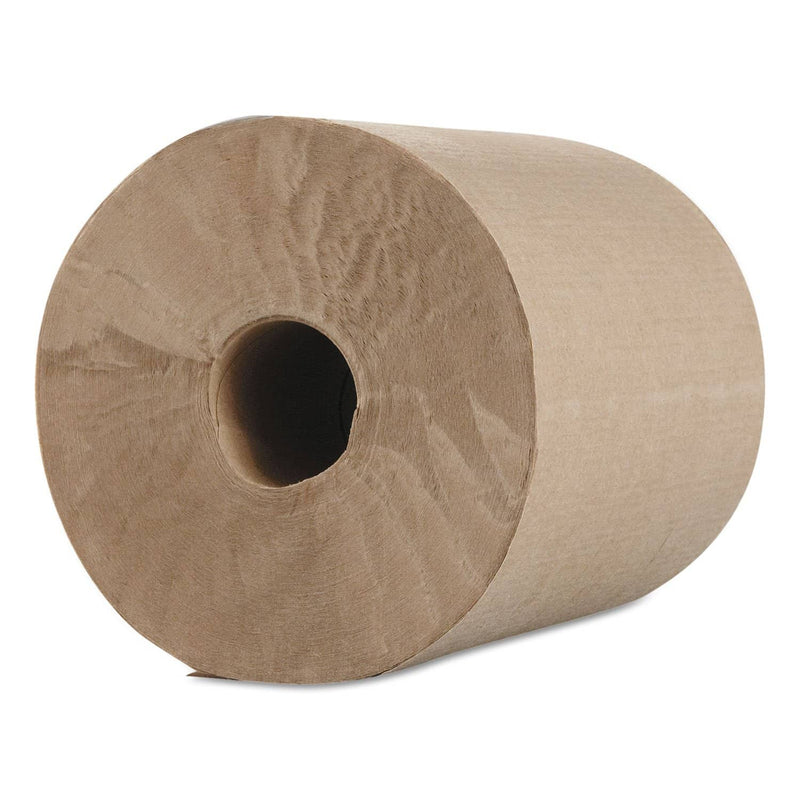 Morcon Hardwound Roll Towels, Kraft, 1-Ply, 600 Ft, 7.8" Dia, 12 Rolls/Carton - MORR12600 - TotalRestroom.com