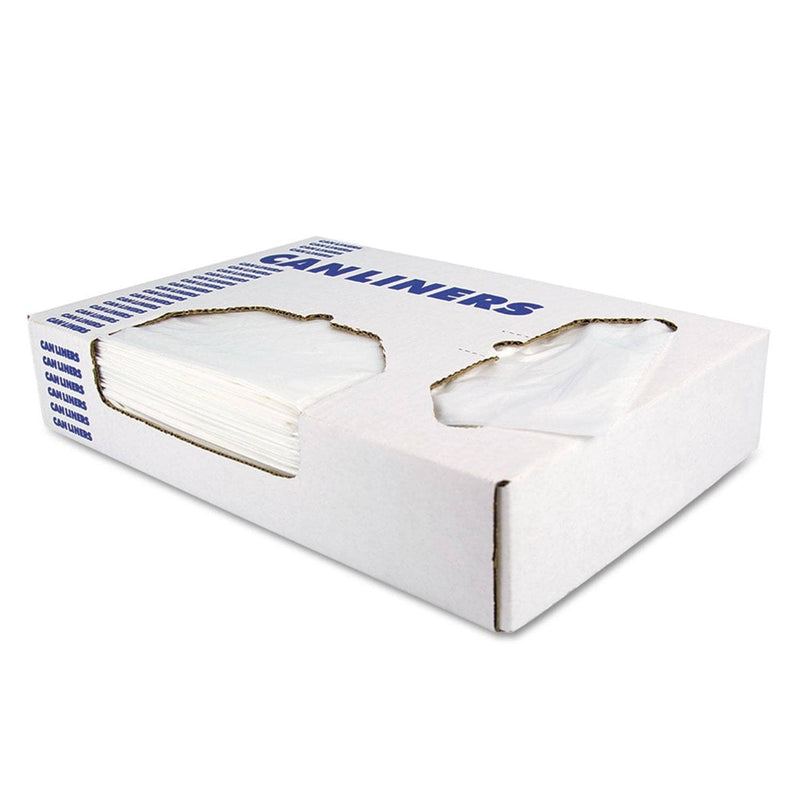 Heritage Linear Low-Density Can Liners, 30 Gal, 0.9 Mil, 30" X 36", White, 200/Carton - HERH6036TW - TotalRestroom.com
