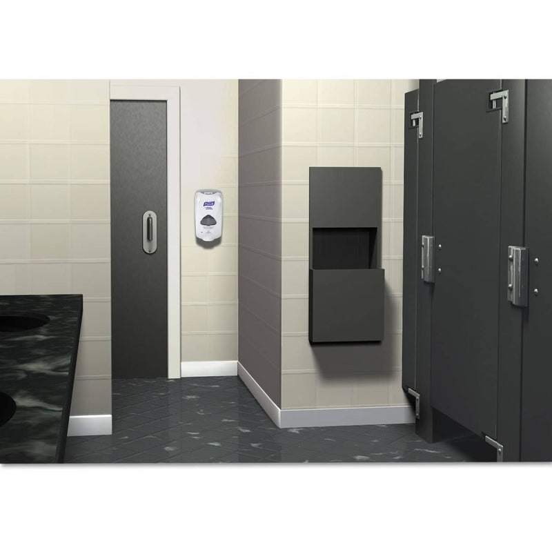 Purell TFX Touch Free Foam Hand Sanitizer Dispenser, 1200 Ml, 6.5" X 4.5" X 10.58", Dove Gray - GOJ272012 - TotalRestroom.com