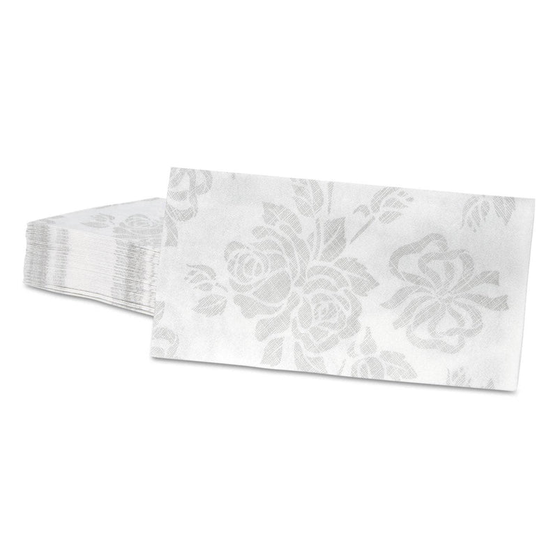 Hoffmaster Linen-Like Guest Towels, 17 X 12, Silver, 125/Pack, 4 Packs/Carton - HFM856513 - TotalRestroom.com