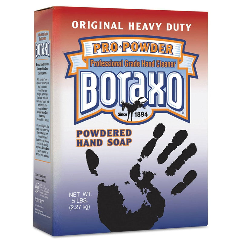 Boraxo Original Powdered Hand Soap, Unscented Powder, 5 Lb Box - DIA02203EA - TotalRestroom.com