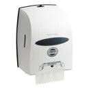 Kimberly-Clark Sanitouch Hard Roll Towel Dispenser, 12 63/100W X 10 1/5D X 16 13/100H, White - KCC09991 - TotalRestroom.com