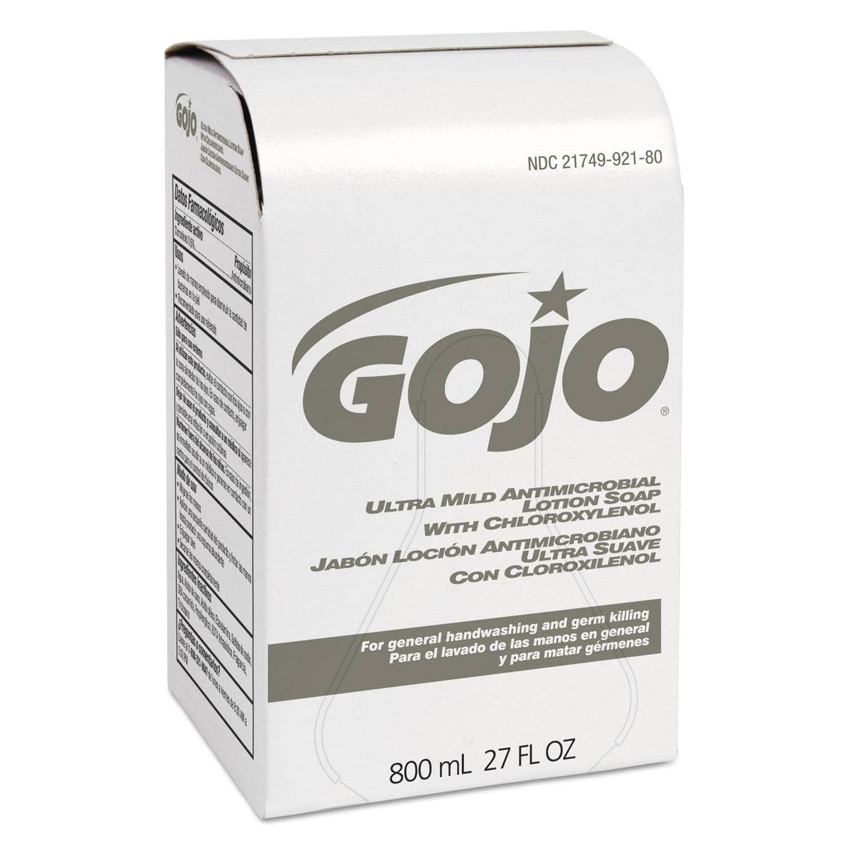 Gojo Ultra Mild Lotion Soap W/Chloroxylenol Refill, Floral Balsam, 800Ml, 12/Carton - GOJ921212CT - TotalRestroom.com