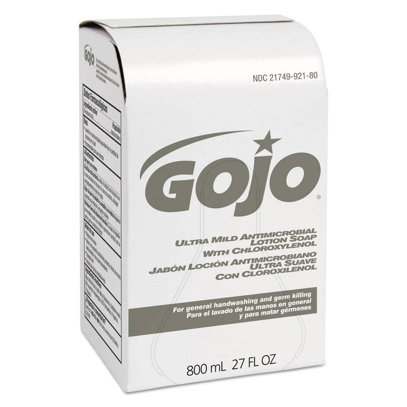 Gojo Ultra Mild Lotion Soap W/Chloroxylenol Refill, Floral Balsam, 800Ml - GOJ921212EA