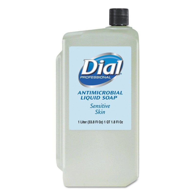 Dial Antimicrobial Soap For Sensitive Skin, 1 L Refill, Floral, 8/Carton - DIA82839 - TotalRestroom.com