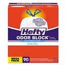 Hefty Strong Tall Kitchen Drawstring Bags, 13 Gal, 0.9 Mil, 34" X 48", White, 90/Box - RFPE84574CT - TotalRestroom.com