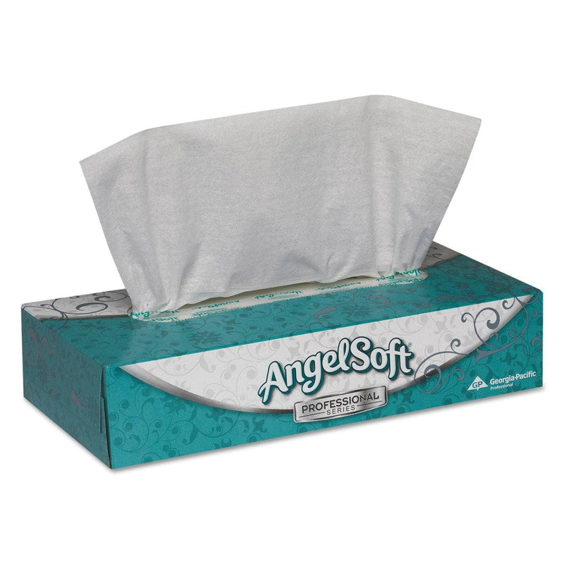 Georgia Pacific Premium Facial Tissues, 2-Ply, White, 100 Sheets/Flat Box, 30 Boxes/Carton - GPC48580CT - TotalRestroom.com