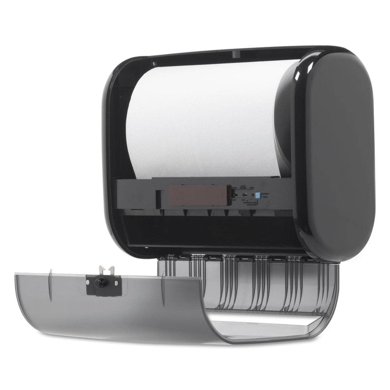 Georgia Pacific Automatic Towel Dispenser, 12 4/5 X 6 3/5 X 10 1/2, Translucent Smoke - GPC58470 - TotalRestroom.com