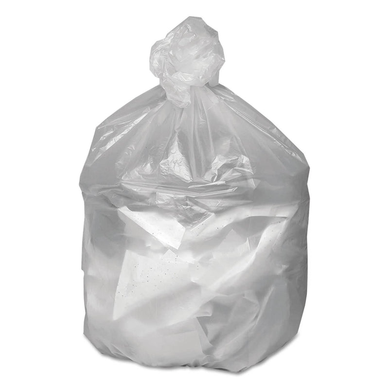 Ultra Plus Can Liners, 16 Gal, 8 Microns, 24" X 33", Natural, 1,000/Carton - WBIHD24338N - TotalRestroom.com