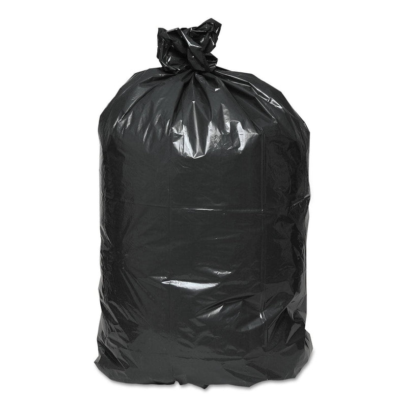 Earthsense Linear Low Density Recycled Can Liners, 45 Gal, 2 Mil, 40" X 46", Black, 100/Carton - WBIRNW4620 - TotalRestroom.com