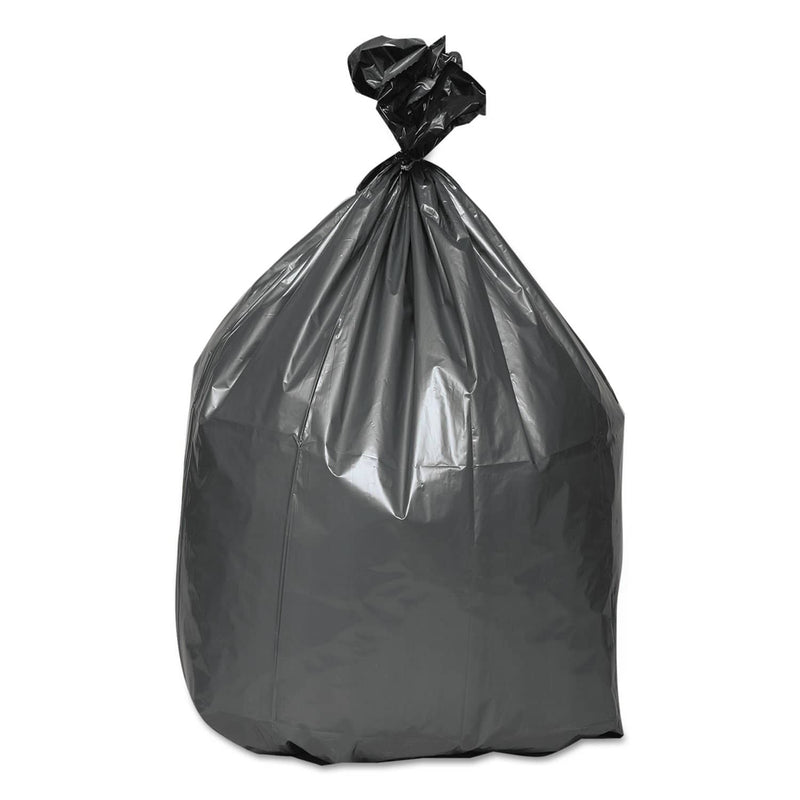 Platinum Plus Can Liners, 60 Gal, 1.55 Mil, 39" X 56", Gray, 25/Carton - WBIPLA5525 - TotalRestroom.com