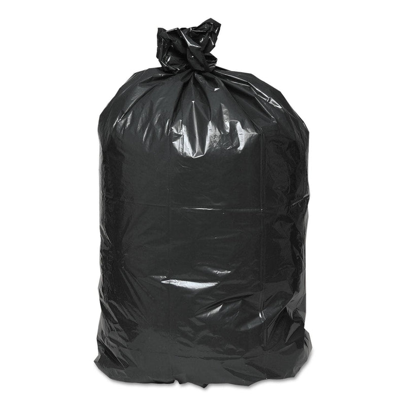 Earthsense Linear Low Density Recycled Can Liners, 56 Gal, 2 Mil, 43" X 47", Black, 100/Carton - WBIRNW4320 - TotalRestroom.com