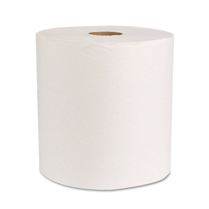 Boardwalk Boardwalk Green Universal Roll Towels, Natural White, 8"X800Ft, 6 Rolls/Carton - BWK17GREEN - TotalRestroom.com