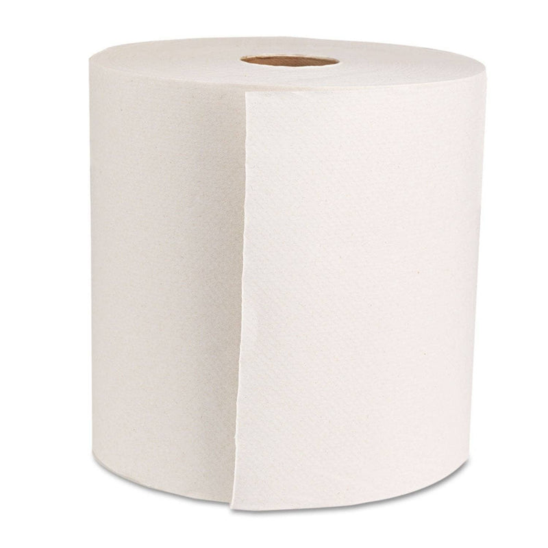 Boardwalk Boardwalk Green Universal Roll Towels, Natural White, 8"X800Ft, 6 Rolls/Carton - BWK17GREEN - TotalRestroom.com