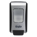 Gojo FMX-20 Liquid Soap Dispenser, 2000 Ml, 6.5" X 4.7" X 11.7", Black/Chrome - GOJ527106EA - TotalRestroom.com