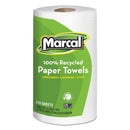 Marcal 100% Recycled Roll Towels, 2-Ply, 8.8 X 11, 210 Sheets, 12 Rolls/Carton - MRC6210 - TotalRestroom.com