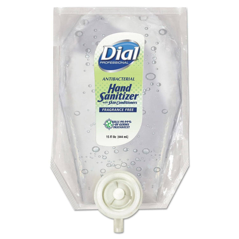 Dial Eco-Smart Gel Hand Sanitizer Refill, Fragrance-Free, 15 Oz Refill - DIA12257EA - TotalRestroom.com