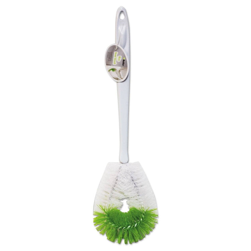 Butler Wire Bowl Brush, 11 1/4" Handle, 4 1/4" Dia. Head, Plastic, White, 3/Box - BUT410318 - TotalRestroom.com