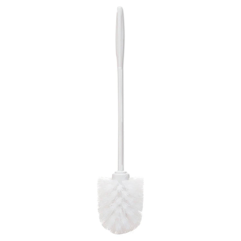 Toilet Bowl Brush, 14 1/2, White, Plastic, 24/Carton