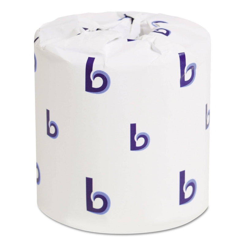 Boardwalk Two-Ply Toilet Paper, Septic Safe, White, 4 1/2 X 4 1/2, 500 Sheets/Roll, 96 Rolls/Carton - BWK6155 - TotalRestroom.com