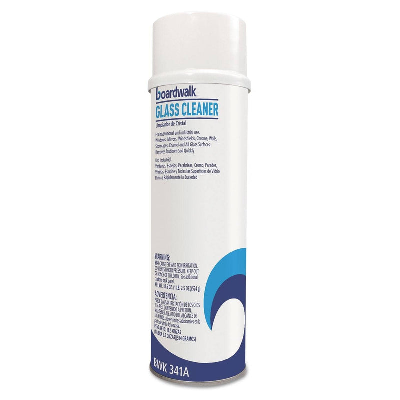 Boardwalk Glass Cleaner, Sweet Scent, 18.5 Oz. Aerosol Can - BWK341AEA - TotalRestroom.com