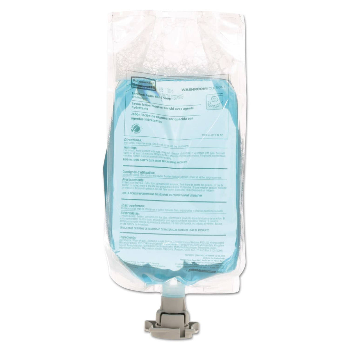Rubbermaid Autofoam Hand Soap Refill, Lotion Soap With Moisturizer, 1100 Ml, 4/Carton - RCP750112 - TotalRestroom.com