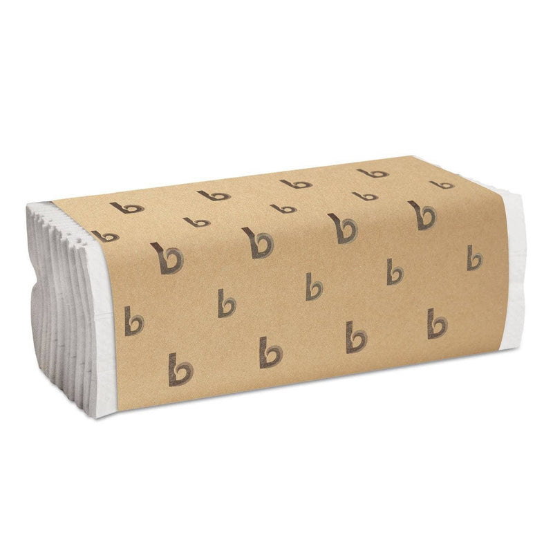 Boardwalk C-Fold Paper Towels, Bleached White, 200 Sheets/Pack, 12 Packs/Carton - BWK6220 - TotalRestroom.com
